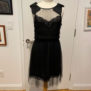 Target/Rodarte collab black sheer + tulle dress